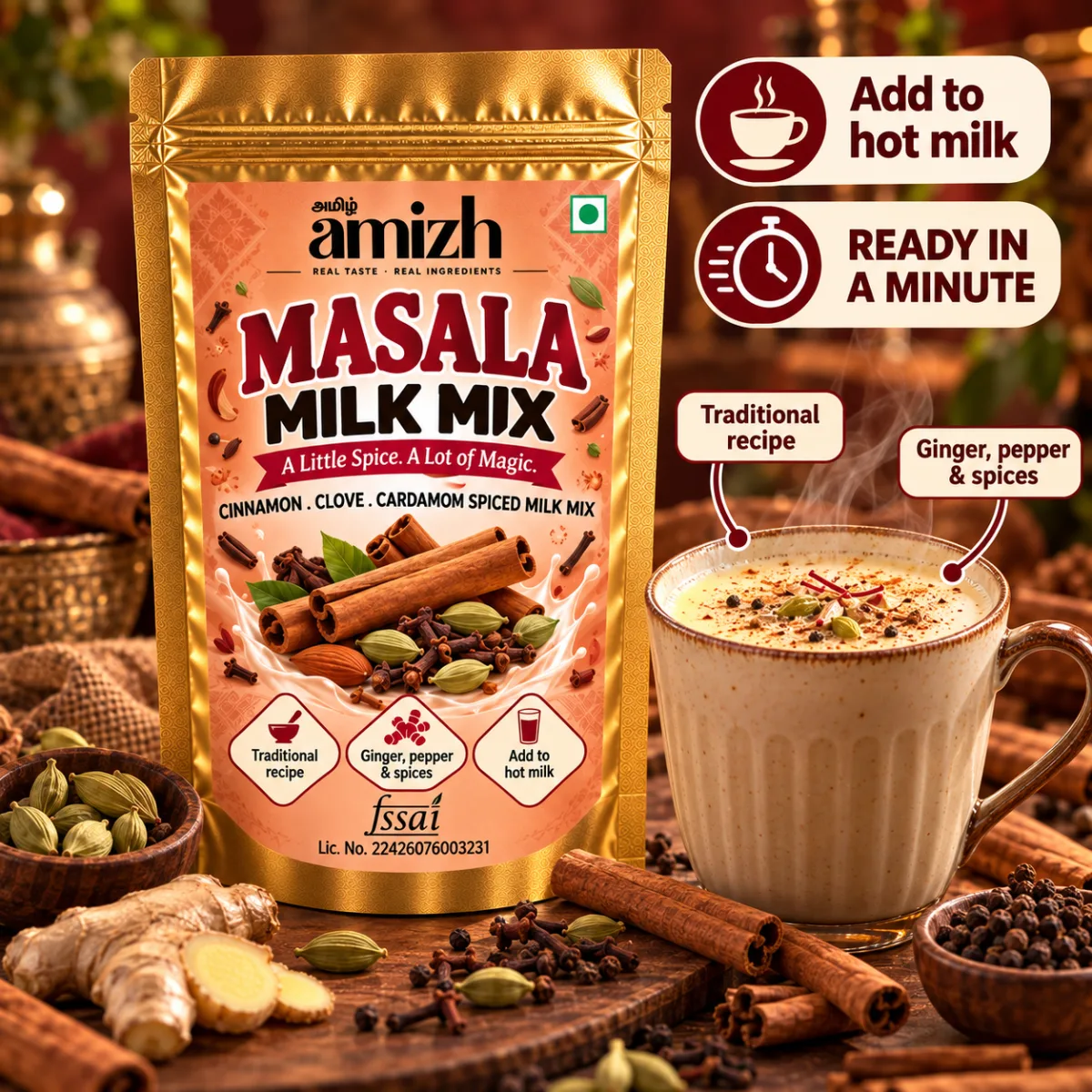AMIZH Masala Milk Mix